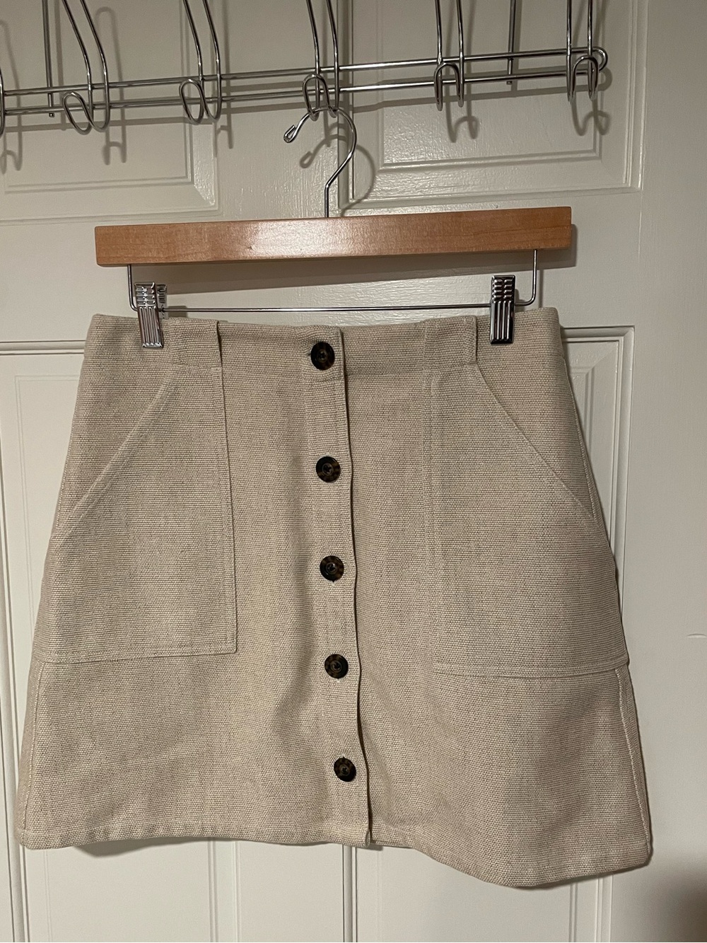 Banana Republic Linen Blend A-Line Skirt